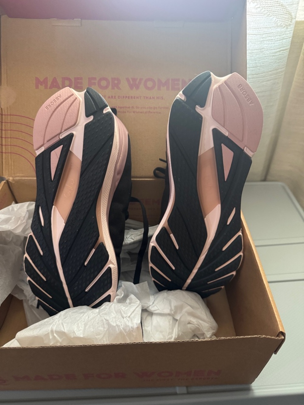 Ryka Women's Black and Light Pink Q-Foam Athletic Sneakers - Picture 5 of 6